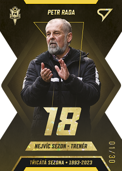 Petr Rada Jablonec SportZoo FORTUNA:LIGA 2022/23 2. serie Tricata Sezona F:L /30 #TS-25